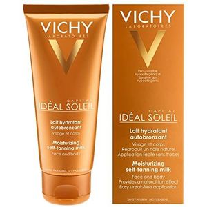 Vichy Capital Soleil Hydraterende Zelfbruinings Melk voor Gezicht en Lichaam 100 ml