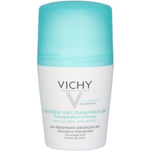 Vichy Deodorant Intense Transpiratie roller 48 uur 50ml gevoelige huid