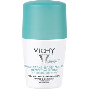 Vichy Deodorant Intense Transpiratie roller 48 uur 50ml gevoelige huid