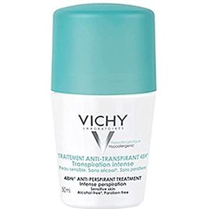 Vichy Deodorant Intense Transpiratie roller 48 uur 50ml gevoelige huid