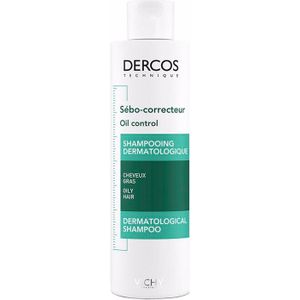 Vichy Dercos Technique Oil Control Treatment Shampoo 200 ml