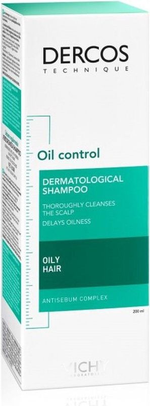 Vichy - Dercos Technique - Shampoo - 200 ml - Geschikt voor Vette Hoofdhuid