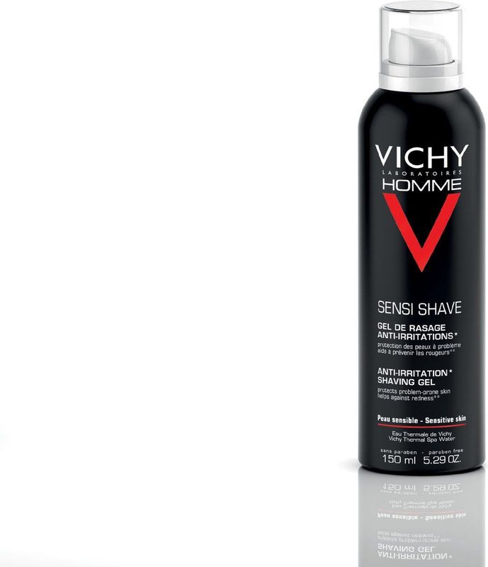 Vichy Homme - Anti-irritation Scheergel - 150ml - Voor Gevoelige Huid