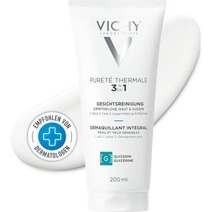 Vichy Pureté Thermale Reinigingslotion 3-in-1 - voor elk huidtype waaronder een gevoelige huid - 200 ml