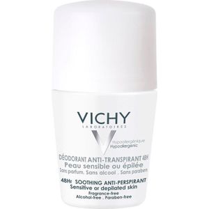 Vichy Anti-Transpiratie Deodorant 48u voor een Gevoelige of Geëpileerde Huid - Roller 50ml