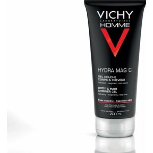 Vichy Homme Hydra Mag C Douchegel voor Lichaam en Haar 200ml