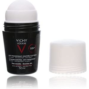 Vichy Homme Deodorant Antitranspirant Roll-On tegen Overmatig Transpireren 72h 50 ml