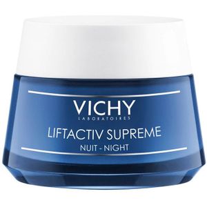Vichy LiftActiv Supreme Anti-Rimpel Nachtcrème Droge tot Zeer Droge Huid 50ml