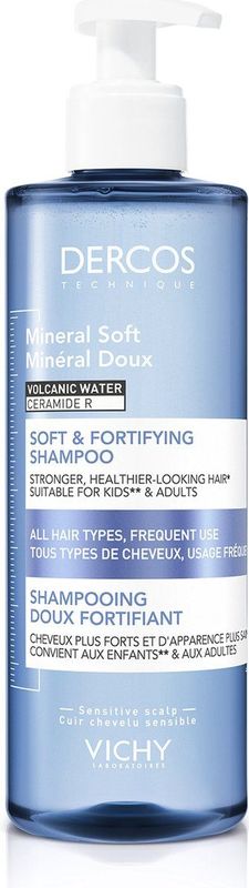 Vichy - Dercos - Shampoo - 390ml - Versterkend - Zacht