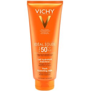 Vichy Capital Soleil SPF50+ Frisse Hydraterende en Beschermende Zonnemelk - Lichaam en Gelaat 300ml