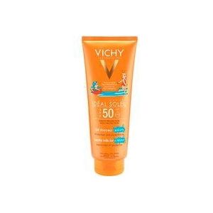 Vichy Capital Soleil Gentle Milk Beschermende Gezicht en Lichaam Lotion voor Kinderen  SPF 50 300 ml