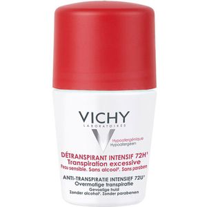 Vichy Deodorant Overmatige Transpiratie Stress Resist Roller 72u ook voor een gevoelige huid