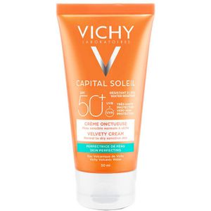 Vichy Capital Soleil Fluweelachtige Gezichtscrème Crème SPF50+ 50ml