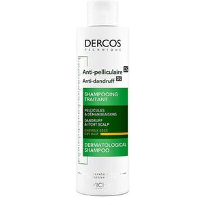 Vichy Dercos Anti-Dandruff Anti-Ross Shampoo voor Droog Haar 200 ml