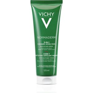 Vichy - Normaderm 3-in-1 Gezichtsreiniging - 125ml - Voor Gevoelige Huid