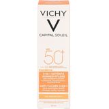 Vichy Capital Soleil Ideal Soleil 3-in-1 Getinte Anti-donkere Vlekkenverzorging Spf50 50ml