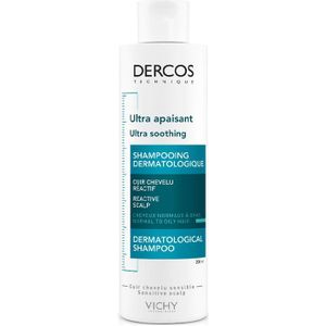 Vichy Dercos Ultra Kalmerende Shampoo Gevoelige Hoofdhuid Normaal Tot Vet Haar 200ml