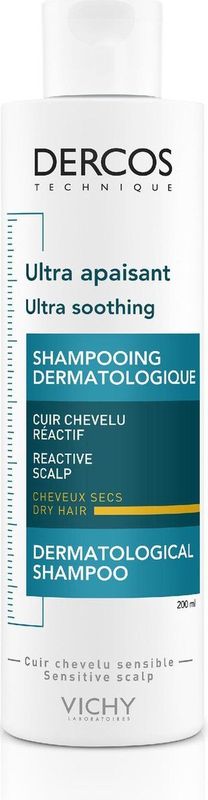 Vichy Dercos Technique Ultra Kalmerende Shampoo voor droog haar