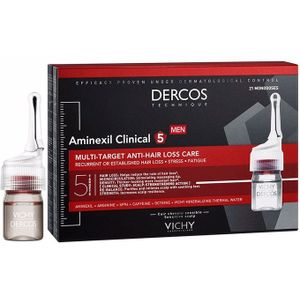 Vichy Dercos Aminexil Clinical 5 Aminexil Clinical Ampullen Mannen Haaruitval 126ml