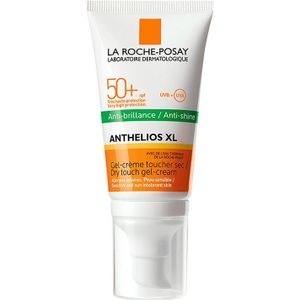 La Roche-Posay Anthelios SPF50+ Zonnebescherming Dry Touch Gel-Crème Anti-Glim voor het Gelaat 50ml
