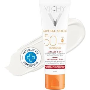Vichy Capital Soleil Anti-Aging 3-in-1 Antioxidante Verzorging SPF 50+ 50ml