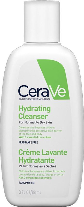 CeraVe - Hydrating Cleanser - Reinigingsmelk - normale tot droge huid - 88 ml