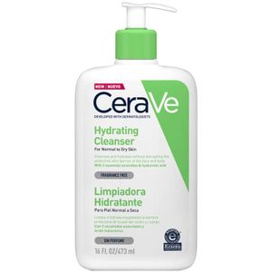 CeraVe - Hydraterende Reinigingscrème - 473ml - Gezichtsreiniger - Hydraterende Formule