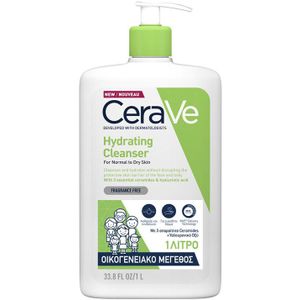 CeraVe Hydraterende Reinigingscrème - voor normale tot droge huid - 1000ml