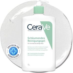 CeraVe Schuimende Reinigingsgel - voor normale tot vette huid - 1000ml