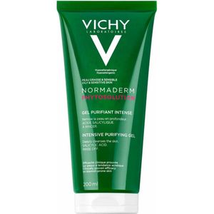 Vichy Normaderm Phytosolution Purifying Gel Cleanser 200ml voor een vette, onzuivere huid met neiging tot acné
