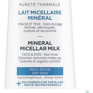 Vichy Pureté Thermale Micellaire Reinigingsmelk droge huid 200ml