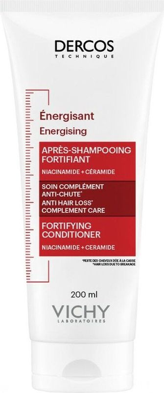 Vichy - Dercos Energising - Crèmespoeling - 200ml - Voor Dunner Wordend Haar