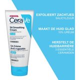 CeraVe SA Anti-Ruwe Huidcrème - voor de Droge en Ruwe Huid - met Salicylzuur - 177ml