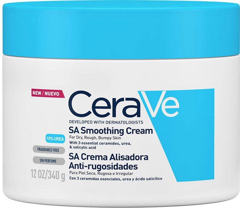 Cerave - SA Anti-Roughness Cream - Gezichtscrub - 340ml - Hydraterende Formule