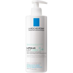 La Roche-Posay Lipikar Lait Urea 5+ Bodylotion - Verzachtende, Gladmakende Melk - voor een Zeer Droge, Ruwe en Schilferige Huid - 400ml