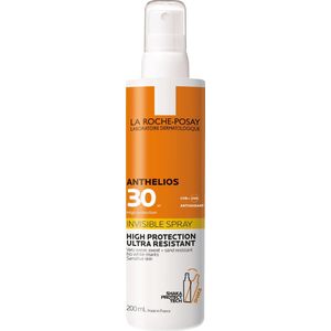 La Roche-Posay - Anthelios Onzichtbare Spray SPF30 - Zonnebrand - Transparant - Hypoallergeen