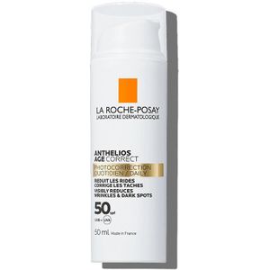 La Roche-Posay Anthelios Age Correct Beschermende Dagcrème tegen Huidveroudering SPF 50 50 ml