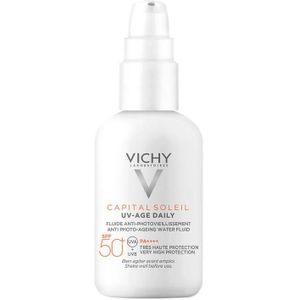 Vichy Capital Soleil UV-Age Daily SPF50+ - Zonnefluide Dagelijkse Bescherming - Gezicht - 40ml