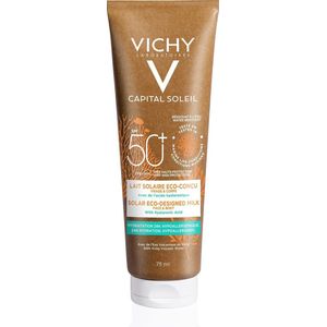 Vichy Capital Soleil Solar Eco-Designed Melk SPF50+ voor lichaam en gezicht ook voor een gevoelige huid