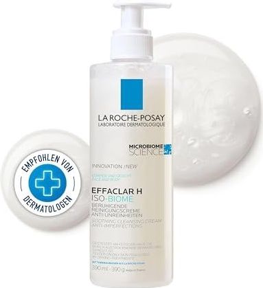 La Roche-Posay - Effaclar H Iso-biome - Hydraterende Reinigingscrème - 390ml