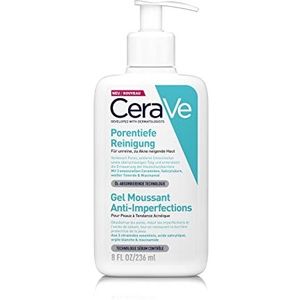 CeraVe Anti-Onzuiverheden Reinigingsgel - voor een Onzuivere Huid met Neiging tot Acne - met 2% Salicylzuur - 236ml