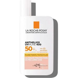 La Roche-Posay Anthelios UVMUNE 400 Getinte Fluide voor een Gevoelige Huid SPF50+ 50ml - Zonnebescherming voor het gezicht