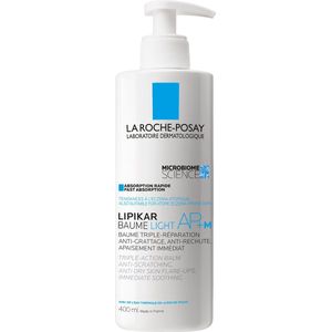 La Roche-Posay Lipikar Baume Light AP+M - Bodylotion - 400ML - Dermatologisch Getest - Parfumvrij
