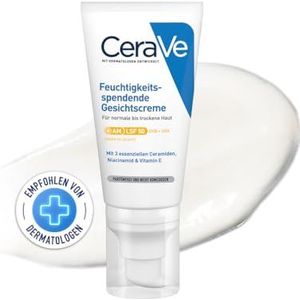 CeraVe Hydraterende Gezichtscrème SPF50 - voor Normale tot Droge Huid - 52ml