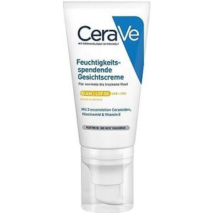 CeraVe Hydraterende Gezichtscrème SPF50 - voor Normale tot Droge Huid - 52ml