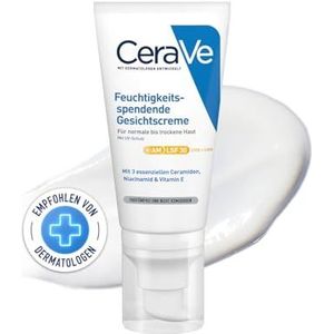 CeraVe Hydraterende Gezichtscrème SPF30 - voor Normale tot Droge Huid - 52ml
