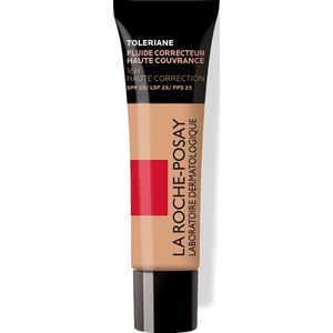 La Roche-Posay Toleriane Vloeibare Corrigerende Foundation n10 - SPF 25 - 30 ml - 16u volledig dekkend