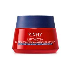 Vichy Liftactiv B3 Teint Egaliserende Nachtcrème - Voor elk huidtype - Verrijkt met pure Retinol en Niacinamide - 50ml