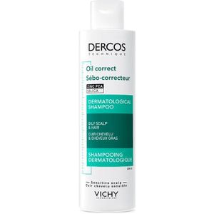 Vichy Dercos Technique Shampoo Oil Control - Verzorgende shampoo - normaal tot vet haar - 200ml