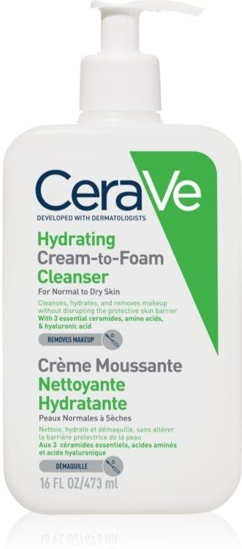 CeraVe Gezicht Hydraterende Reinigende Schuimende Crème 473 ml